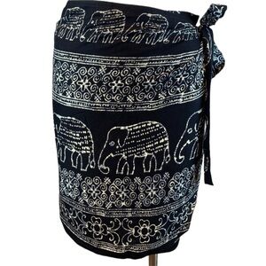 Rayon Wrap Skirt - Small